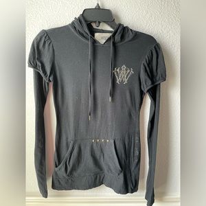 Whitetag teen girls top with cap and long sleeves